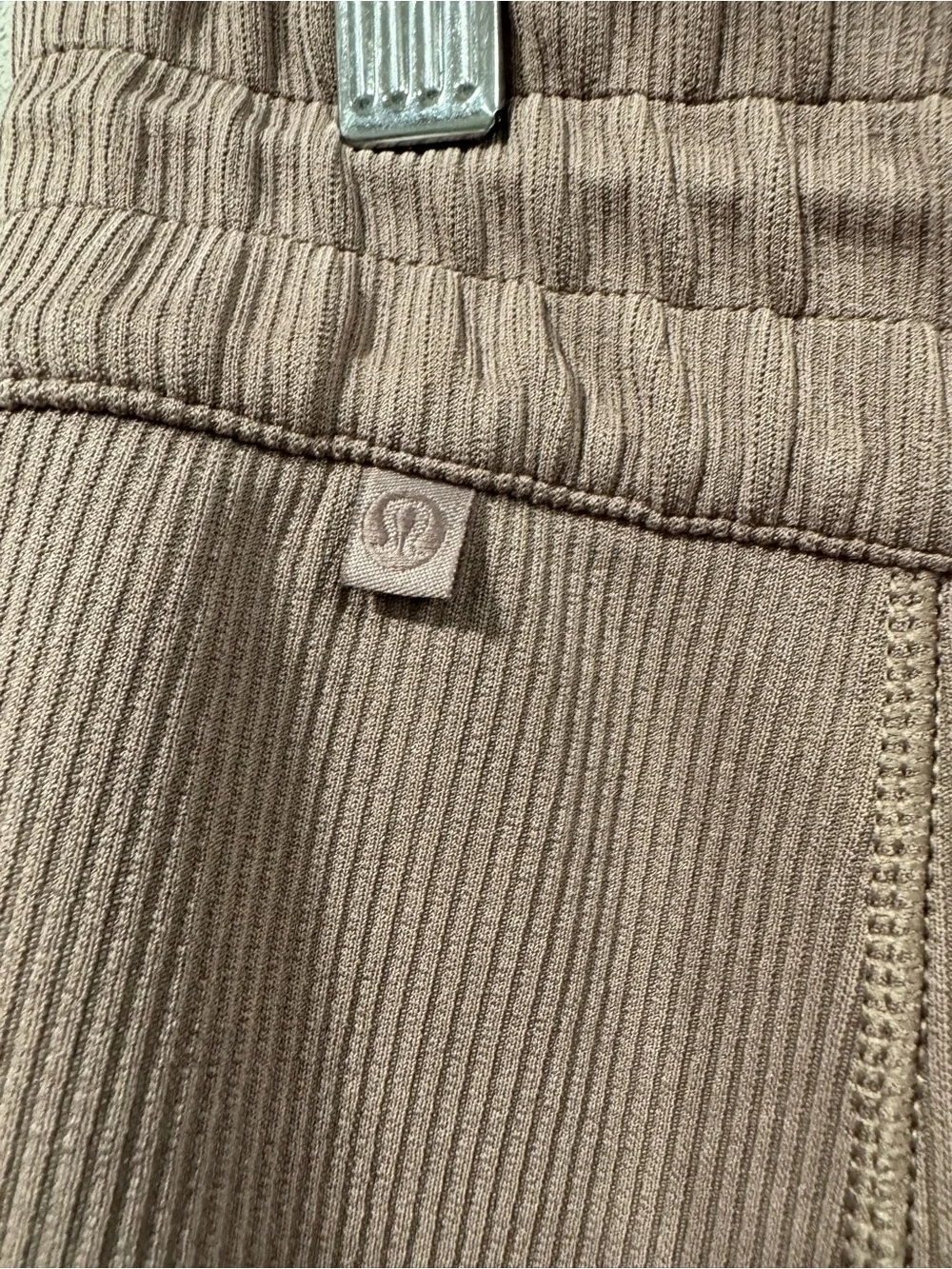 Lululemon Ribbed Softstreme Mid Rise Pant 32” Taupetastic